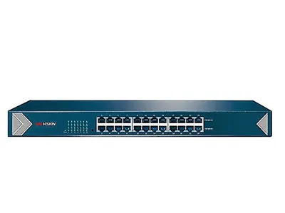 Коммутатор Hikvision DS-3E0518P-E/M(B), 16×1GbE PoE 125 Вт, 2×SFP, неуправляемый