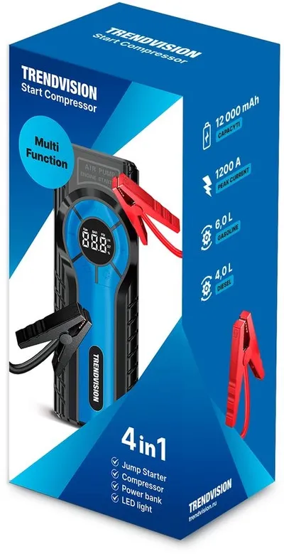 Автомобильный компрессор TrendVision Start  Compressor шланг 0.10м