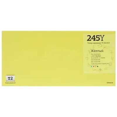 Картридж T2 TC-B245Y, жёлтый, 2200 стр.