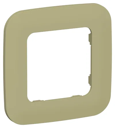 Рамка IEK FLITE РУ-1-А-ФлО, 1-местная, скрытый монтаж, IP20, оливковый
