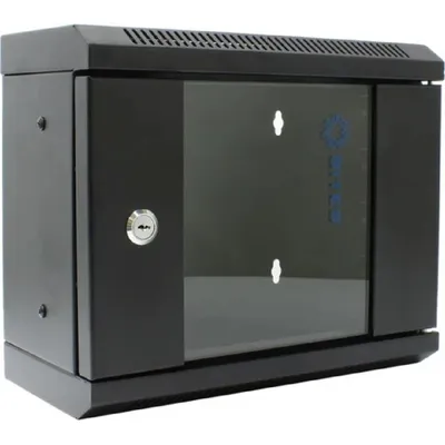 Шкаф телекоммуникационный 5bites TC3104-04B, 4U, 10", настенный, чёрный