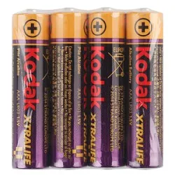 Батарейка Kodak LR03-4S XTRALIFE Alkaline, AAA (LR03), алкалиновая, 1,5 В, 4 шт