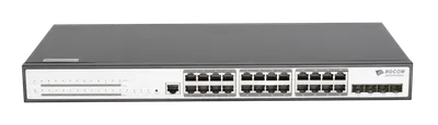 Коммутатор BDCOM S2900-24P4Xv1, L3, 24×1GbE PoE 370W, 4×SFP+