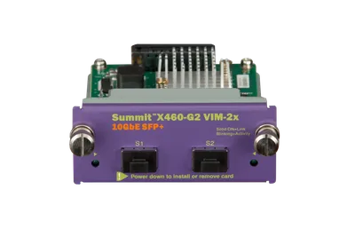 Модуль Extreme Networks 16711, VIM-2x, 2×10GbE SFP+, для X460-G2