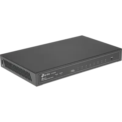Коммутатор TP-Link SG2008 Omada, 8×1GbE, L2+, Smart, без вентилятора