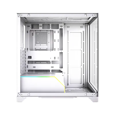 Корпус HSPD F550-TGWH, Mid Tower, белый, TG, ATX/mATX/mITX, без БП