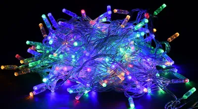 Гирлянда IEK LGDU111-3-100-10-T-S-44, нить, 10м, 100 LED, RGB, IP44