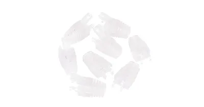 Колпачок защитный NIKOMAX ESSENTIAL NMC-RJBOOT65B-TR-100, для RJ45, d6.5мм, 100шт