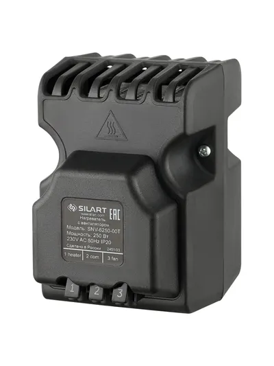 Нагреватель SILART SNV-6250-00T, 250 Вт, 230 В AC, DIN-рейка