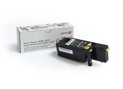 Тонер-картридж Xerox 106R02762, жёлтый, 1000 страниц