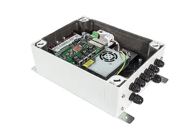 Коммутатор Релион Релион-SW-2G-4Poe+/60W-UPS, управляемый уличный, 6 портов, 4×PoE+ 60 Вт, 2×SFP, IP66