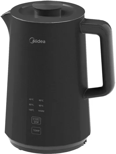 Чайник Midea MK-9094, 1.5л, 1800Вт, 5 режимов, черный