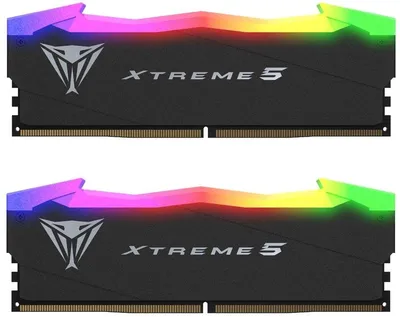 Модуль памяти Patriot Viper Xtreme 5 RGB PVXR532G80C38K, DDR5, 2×16 ГБ, 8000 МГц, CL38