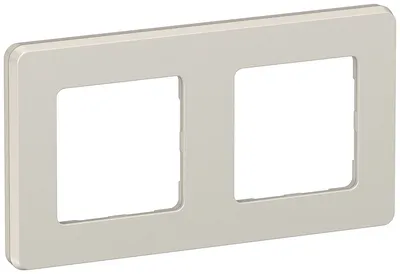 Рамка IEK INSPIRIA 6739481, 2-местная, шампань, IP20