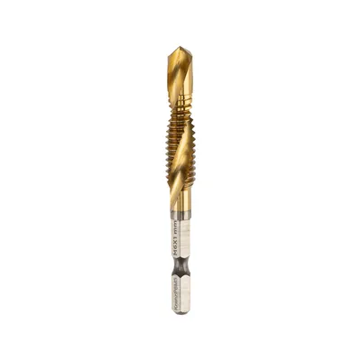 Сверло-метчик REXANT KRANZ KR-91-0696, М6, сталь Р6М5, титановое покрытие