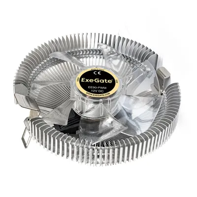 Кулер ExeGate EE90-PWM, LGA 775–1700/AM2–AM4, TDP 75 Вт, вентилятор 90 мм