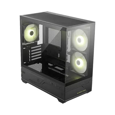 Корпус MSI MAG Pano M110R, Micro-ATX/Mini-ITX, 2×140 мм + 1×120 мм ARGB, TG