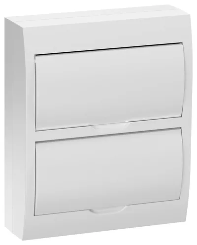Щит распределительный IEK MKP13-N-24-41-K01-G, 24 модуля, 2 ряда, IP41