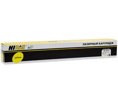 Тонер-картридж Hi-Black HB-TN-321Y, для Konica-Minolta bizhub C224/284/364, Yellow, 25K