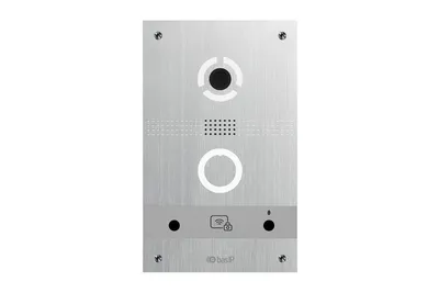 Вызывная панель BAS-IP AV-08FBL SILVER, IP, 2 Мп, распознавание лиц