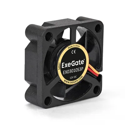 Вентилятор ExeGate EX281210RUS Mirage-S, 30×30×10 мм, 9000 об/мин, 3-pin, 12 В