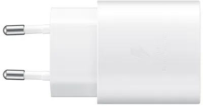 Зарядное устройство Samsung EP-TA800NWEGEU, 25 Вт, USB-C, Super Fast Charging, белый