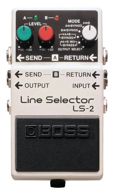 Педаль эффектов Boss LS-2, 3 входа/3 выхода, 6 режимов, 9 В