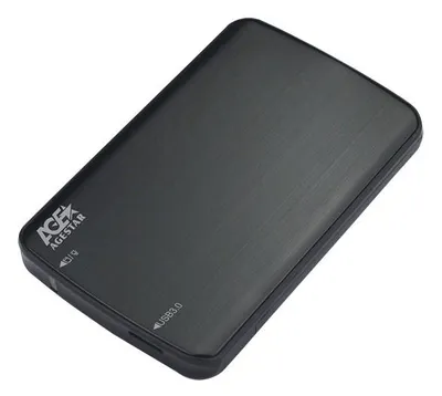 Внешний корпус для HDD/SSD AgeStar 3UB2A12, 2.5", SATA, USB 3.0, черный