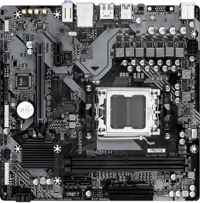 Материнская плата Gigabyte B840M H, Socket AM5, AMD B840, 2×DDR5, mATX