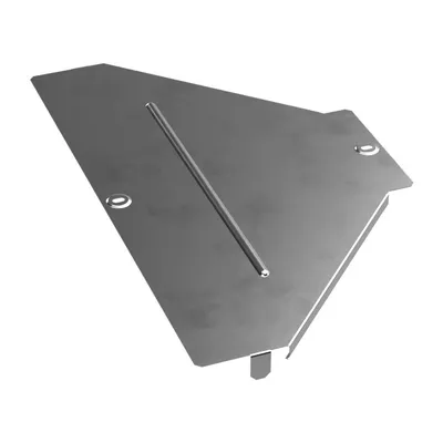 Крышка переходника Промрукав PR16.5978, INOX AISI 304, 500×150