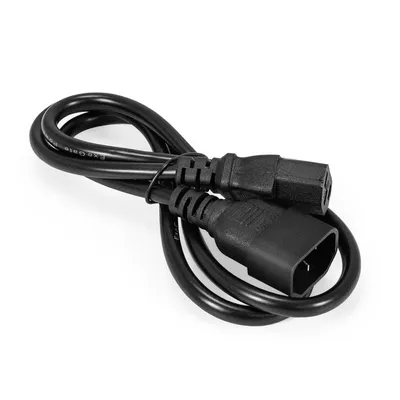 Кабель питания ExeGate EX297755RUS, C13-C14, 1м, черный