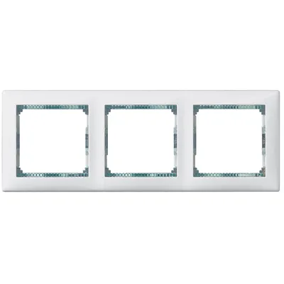 Рамка IEK 694245, Valena DIY, 3-местная, IP20, 82×224 мм, белый кристалл