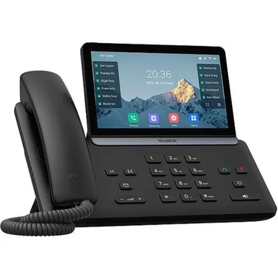 IP-телефон Yealink SIP-T87W, 7" экран, Wi-Fi, Bluetooth 5.0, PoE, 2×GigE