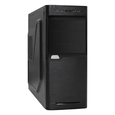 Корпус ПК ExeGate 299352, Miditower ATX, БП UNS500, 2×USB+2×USB 3.0, черный