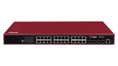 коммутатор Qtech Управляемый коммутатор уровня L2+ с поддержкой PoE 802.3af/at, 24 порта 10/100/1000BASE-T PoE, 4 порта 100/1000BASE-X SFP, 4K VLAN, 8K MAC адресов, консольный порт, встроен (после тестирования)