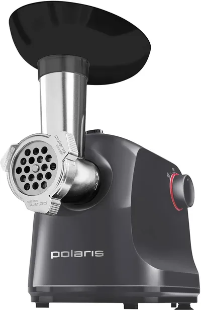 Мясорубка Polaris PMG 1872, 1800Вт, реверс, насадки для колбас и кеббе