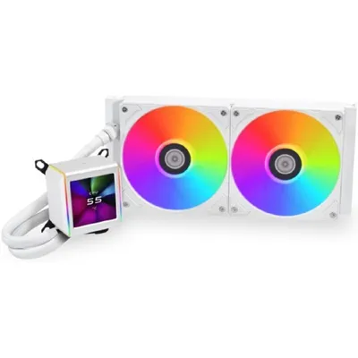 Кулер Lian Li Galahad II LCD 280 G89.GA2ALCD28W.00, белый