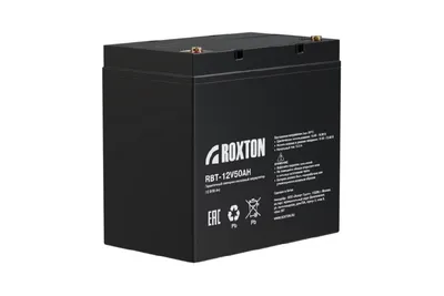 Аккумулятор ROXTON RBT-12V50AH, 12 В, 50 Ач