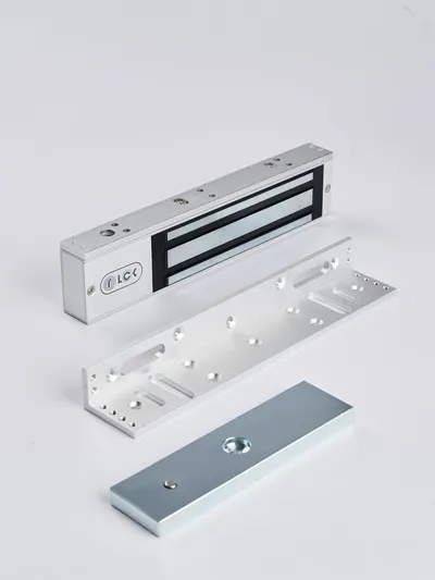 Электромагнитный замок R-Lock RL-EML280-L0S, накладной, 280кг, DC12/24В, серебристый RAL 7047