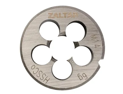 Плашка резьбонарезная ZALTAR ZA-03808, M14×2,0, HSS-E, DIN 223 B, 38 мм