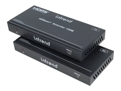 Удлинитель сигнала HDMI Intrend ITEB-150HDBTC, HDBaseT, 4K60 до 120 м
