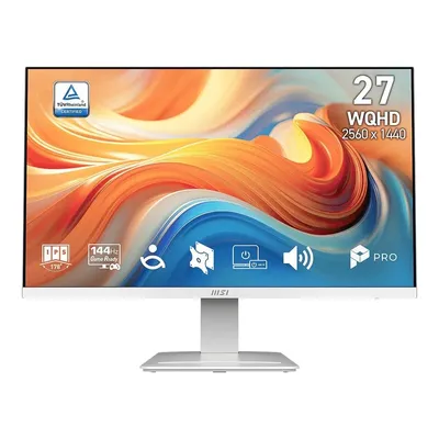 Монитор MSI PRO MP273QW E14, 27" IPS, 2560x1440, 144 Гц, 1 мс, HDR, белый