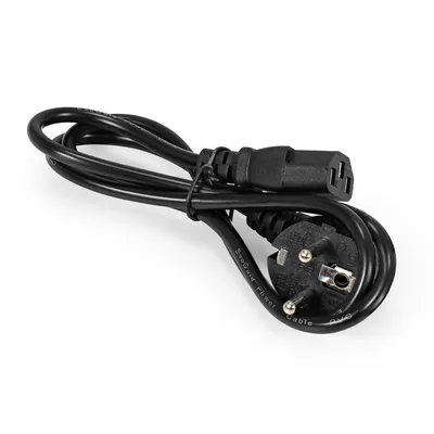 Кабель питания ExeGate Special PC-1S, Schuko угловая — IEC 320 C13, 3×1 мм², 1 м
