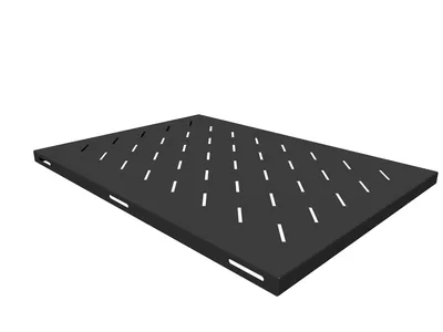 Полка SNR SNR-SHELF-09065-20B стационарная, 650 мм, 20 кг, чёрная