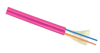 Кабель Cabeus TB-ZIP-7-02T-LSZH-IN-25, оптический OM4 50/125, 2 волокна, LSZH