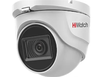 Камера Hiwatch DS-T503(C) (2.8mm), купольная HD-TVI, 5 Мп, IP67
