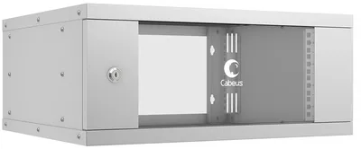 Шкаф телекоммуникационный Cabeus WSC-05D-4U55/45, настенный 19" 4U, 550×450 мм