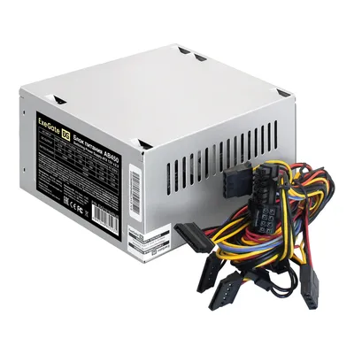 Блок питания ExeGate AB450, 450 Вт, ATX 2.3, 80 мм, 24+4 pin