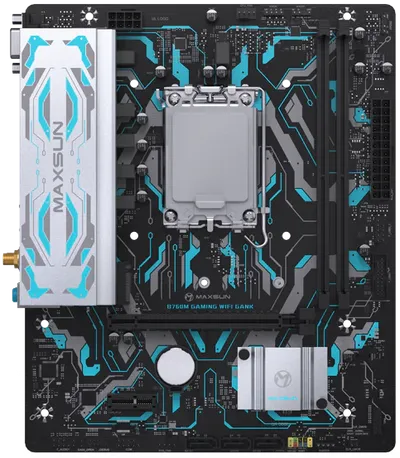 Материнская плата MAXSUN MS-B760M GAMING WIFI GANK V2, LGA1700, B760, DDR5, Wi-Fi