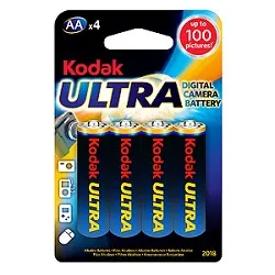 Kodak LR6-4Bl Ultra Premium Alkaline [ KAA-4 Ud] (80/400/17600) (4 шт. в уп-ке)